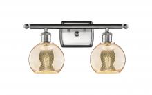 Innovations Lighting 516-2W-SN-G128-6 - Athens - 2 Light - 16 inch - Brushed Satin Nickel - Bath Vanity Light