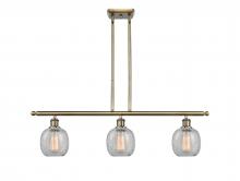 Innovations Lighting 516-3I-AB-G105-LED - Belfast - 3 Light - 36 inch - Antique Brass - Cord hung - Island Light