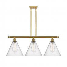  516-3I-SG-GBC-124-LED - Berkshire - 3 Light - 39 inch - Satin Gold - Cord hung - Island Light