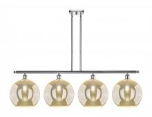 Innovations Lighting 516-4I-PC-G128-12 - Athens - 4 Light - 50 inch - Polished Chrome - Stem Hung - Island Light