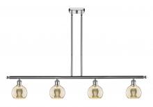 Innovations Lighting 516-4I-PC-G128-6 - Athens - 4 Light - 48 inch - Polished Chrome - Cord hung - Island Light