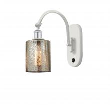  518-1W-WPC-G116 - Cobbleskill - 1 Light - 5 inch - White Polished Chrome - Sconce