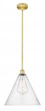  616-1S-SG-GBC-164-LED - Berkshire - 1 Light - 16 inch - Satin Gold - Cord hung - Pendant