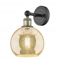 Innovations Lighting 616-1W-BAB-G128-8 - Athens - 1 Light - 8 inch - Black Antique Brass - Sconce
