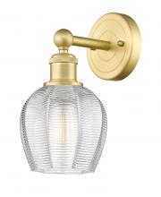  616-1W-SG-G462-6 - Norfolk - 1 Light - 6 inch - Satin Gold - Sconce