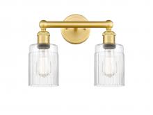  616-2W-SG-G342 - Hadley - 2 Light - 14 inch - Satin Gold - Bath Vanity Light