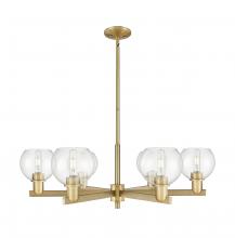 Innovations Lighting 716-6CR-BB-G122-6 - Athens - 6 Light - 36 inch - Brushed Brass - Stem hung - Chandelier