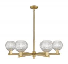 Innovations Lighting 716-6CR-BB-G122C-6CL - Athens - 6 Light - 36 inch - Brushed Brass - Stem hung - Chandelier