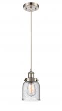 Innovations Lighting 916-1P-SN-G54-LED - Bell - 1 Light - 5 inch - Brushed Satin Nickel - Cord hung - Mini Pendant