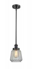  916-1S-BK-G142 - Chatham - 1 Light - 6 inch - Matte Black - Mini Pendant