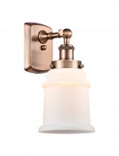  916-1W-AC-G181 - Canton - 1 Light - 6 inch - Antique Copper - Sconce