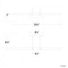  PL-36530-27-BK - Ansel Picture Light