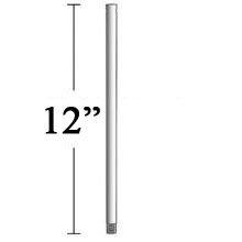  DR512-BNW - 12" Down Rod in Brushed Nickel Wet