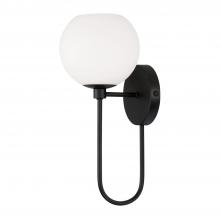  652111MB-548 - 1-Light Circular Globe Sconce in Matte Black