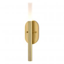  W0490 - Fulton 18-in. 1 Light LED Wall Light Satin Brass