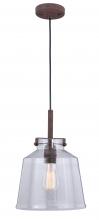  P0260 - Milone 10-in Pendant Textured Rustic Bronze