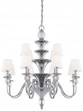  N6611-613 - Aise - 12 Light 2 Tier Chandelier