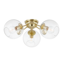  8025-AGB - 3 LIGHT SEMI FLUSH