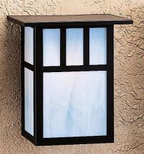  HS-10DTGW-AB - 10" huntington sconce with roof and double t-bar overlay