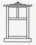  MC-10EGW-BK - 10" mission column mount without overlay (empty)