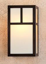  MS-12EGW-AB - 12" mission sconce without overlay (empty)