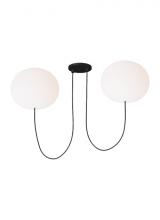  PBCH36627OPB - Helium Large 2 Light Chandelier