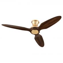  39563-80 - Veleta 56 inches Hugger Ceiling Fan, Aged Brass