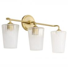  5238-3-80 - Providence 3 Light Vanity, Aged Brass