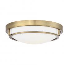  M60019NB - 2-Light Ceiling Light in Natural Brass