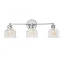  M80035CH - 3-Light Bathroom Vanity Light in Chrome