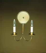  144-AB-LT2 - Wall Sconce 2 J-Arms Antique Brass 2 Candelabra Socket