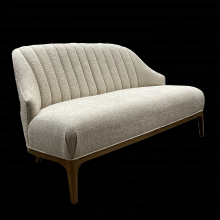  7000-0772 - Inga Settee, Crhom Nona Oatmeal