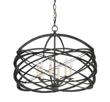  9729 - Horatio Black Chandelier