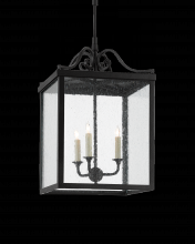  9500-0006 - Giatti Large Black Outdoor Lantern